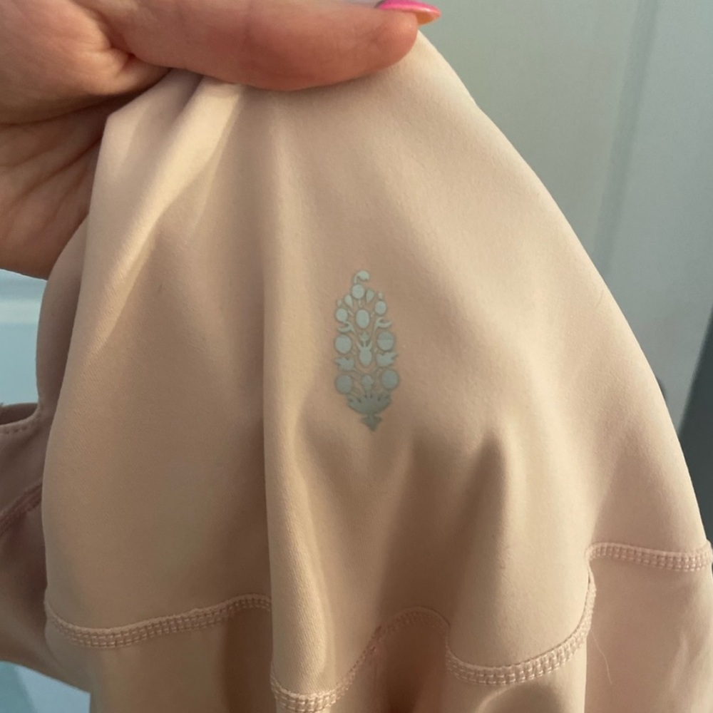 Free People Movement-Transcend Limits Onesie-Color: Pink Salt - Picture 7 of 9